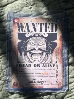 Gol D Roger OP09-118 SP Wanted Poster Manga OP13 One Piece Card English - Image 3