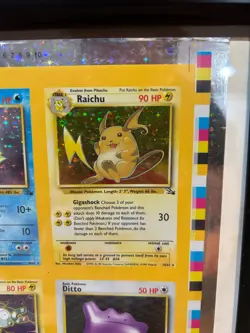 1999 Pokemon Card KB Toy's Promotional Uncut Sheet Near Mint #10/99 - Image 5