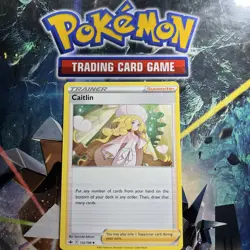 Caitlin 132/198 Chilling Reign Pokemon TCG Trainer Card NM + Cardsaver - Image 1