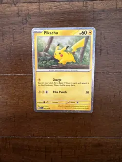 Pikachu 2025 Mcdonald's McDonalds Happy Meal Pokemon Promo Card Holo 02/15 ✨ - Image 1