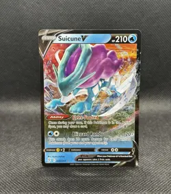 Suicune V Full Art 31/203 NM Sword & Shield Evolving Skies 2021 Pokemon Card - Image 1