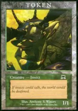 MTG magic cards 1x Insect Token Token Promos Light Play, English - Image 1