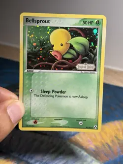 Bellsprout 49/92 Reverse Holo Stamped Pokemon Card 2006 EX Legend Maker LP NM - Image 3