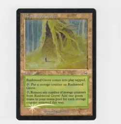 MTG Foil Rushwood Grove Mercadian Masques Magic the Gathering - Image 1