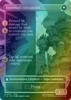MTG - Summon: Alexander / Crystal Fragments (Borderless) - FIN 357 - Foil - Image 1