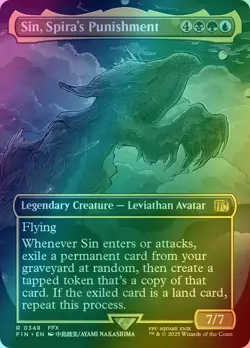 Sin, Spira's Punishment - Borderless Foil - Final Fantasy - FIN R 0348 - Image 1