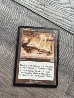📖 Magic the Gathering - Barrin’s Codex - Urza’s Saga (1998) - Vintage MTG - Image 1