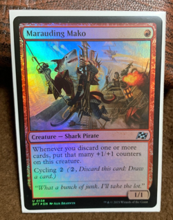 Marauding Mako - Aetherdrift (DFT) [FOIL] - Image 1
