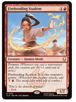Firebending Student Avatar MTG - Image 1