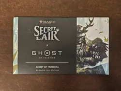 Secret Lair x Ghost of Tsushima RAINBOW FOIL PlayStation MTG SEALED - Image 1