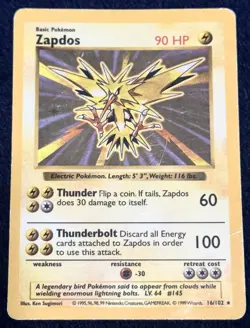 Pokemon Card WOTC Lot of 105 - Base Fossil Jungle - 7 Holos Shadowless Zapdos - Image 2