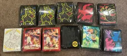 Lot Of 11 Bags Pokemon Card Sleeves Charizard VMAX Evolving Skies 65ct X11 - Image 1