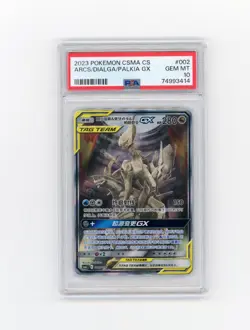 PTCG Pokemon Arceus＆Dialga＆Palkia PSA10 GX 2023 Promo csMAC S.Chinese - Image 1