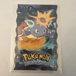 1999 Wartortle Die Cut Topps - Pokemon - #8 of 12 Black Logo - Image 1