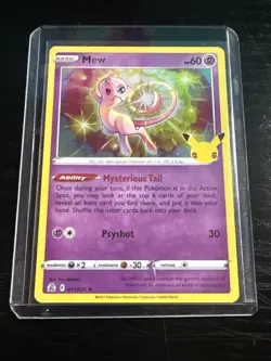 Mew 011/025 Celebrations Holo (English) Pokemon TCG - Image 4