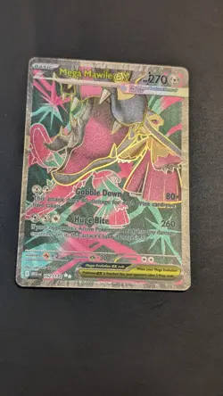 Mega Mawile ex 162/132 Ultra Rare Full Art Pokemon TCG Mega Evolution Pack Fresh - Image 2