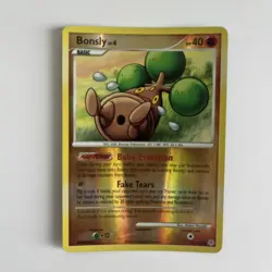 Bonsly 71/130 Diamond & Pearl Reverse Holo NEAR MINT 2007 Pokemon TCG - Image 1