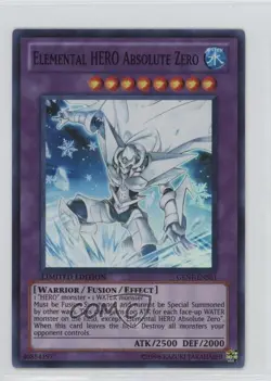 Elemental HERO Absolute Zero YuGiOh Generation Force Limited Edition Promo - Image 1