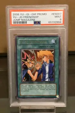 2006 YU-GI-OH! PROMO JUMP MAGAZINE #EN007 YU-JO FRIENDSHIP PSA 9 - Image 1