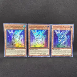 NM/VLP - x3 Set - Cyber Dragon Nachster - 1st Ultra (Gr, Go, P) - LDS2-EN032 - Image 1