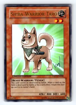 Yugioh Shiba-Warrior Taro YAP1-EN008 Limited Edition Ultra Rare Holo - VLP-NM ?? - Image 1