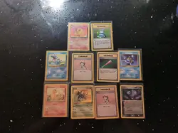 Lot Of 10 Vintage Pokemon Cards - Image 1