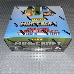 2024 Panini Minecraft Trading Cards Preferred Hobby Box 24 Packs NEW SEALED - Image 1
