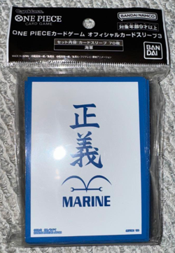 Navy Marine 70 Sleeves Japanese One Piece Card Game Official Vol.3 Sealed Rare - Image 1
