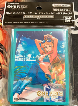 Nami 70 Sleeves Japanese One Piece Card Game Official Vol.4 Unopened New Rare - Image 1