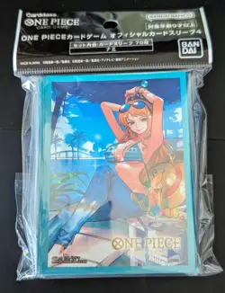 Nami 70 Sleeves Japanese One Piece Card Game Official Vol.4 Unopened New Rare - Image 4