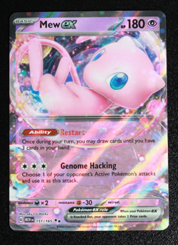 Pokemon TCG Mew EX 151/165 Double Rare Holo Card LP/NM - Image 1