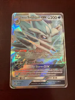 Alolan Sandslash GX SM236 Black Star Promo Holo Pokemon TCG Card - Image 1
