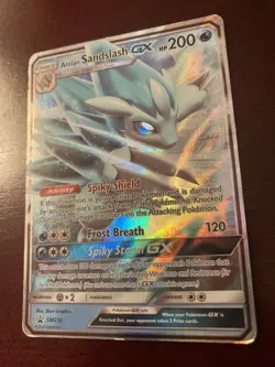 Alolan Sandslash GX SM236 Black Star Promo Holo Pokemon TCG Card - Image 2