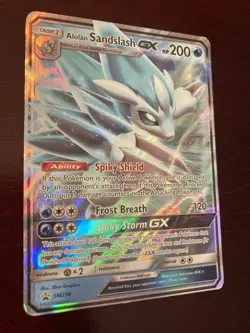 Alolan Sandslash GX SM236 Black Star Promo Holo Pokemon TCG Card - Image 3