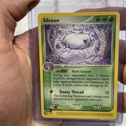 Silcoon 43/109 EX Ruby and Sapphire e-Reader Non Holo Pokemon Card | NM Vintage - Image 1