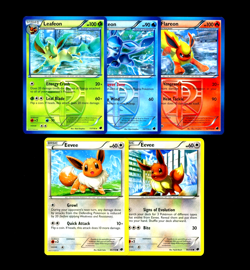 Pokemon EEVEE EVOLUTIONS Plasma Freeze Cards Lot GLACEON Leafeon FLAREON Rare NM - Image 1