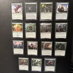 Lot of 15 Rare Green MTG Magic the Gathering Cards NM - Image 1