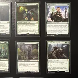 Lot of 15 Rare Green MTG Magic the Gathering Cards NM - Image 3
