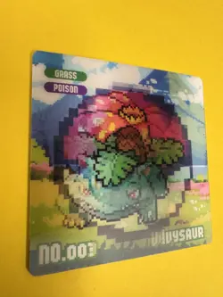 2025 Pokemon Eif Venusaur Evolution Gameboy Lenticular Card P/F! NM! Non-TCG - Image 1