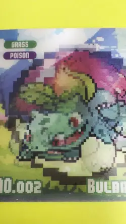 2025 Pokemon Eif Venusaur Evolution Gameboy Lenticular Card P/F! NM! Non-TCG - Image 2