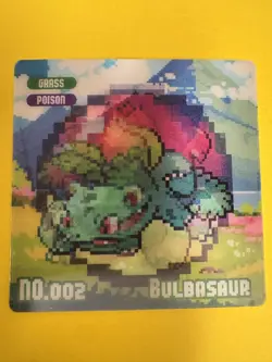 2025 Pokemon Eif Venusaur Evolution Gameboy Lenticular Card P/F! NM! Non-TCG - Image 3