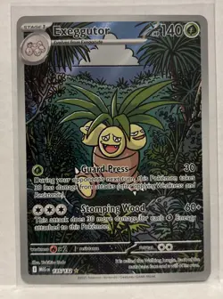 Exeggutor 135/132 Illustration Rare Pokemon Card Near Mint - Image 1