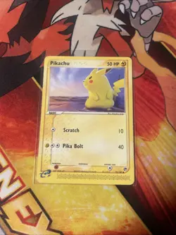Pikachu 72/100 Pokemon TCG Sandstorm e-Reader Regular Card MP - Image 1