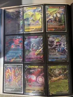 Binder Lot 180 Pokemon WOTC VTG Base Set, Full Art, Ex, V, VMax & Jumbo Cards - Image 4