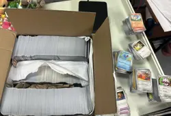 6000 POKEMON CARD BULK!! YELLOW BORDER/SILVER C/UC SORTED! FLAT RATE BOX FULL!!! - Image 1