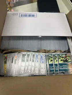 6000 POKEMON CARD BULK!! YELLOW BORDER/SILVER C/UC SORTED! FLAT RATE BOX FULL!!! - Image 5