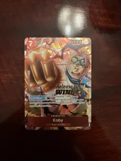 Koby (OP12 Release Event Winner) P-092 One Piece Promotion Cards Foil - Image 1