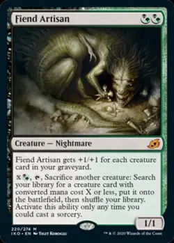 MTG English Fiend Artisan NM Foil Ikoria: Lair of Behemoths - Image 1