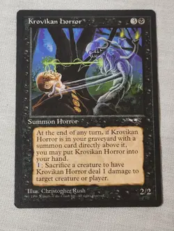 NM Krovikan Horror Alliances Mtg Magic the Gathering - Image 1