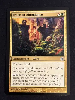 1x Trace of Abundance (142) Alara Reborn LP MTG Magic the Gathering x1 MKE - Image 1